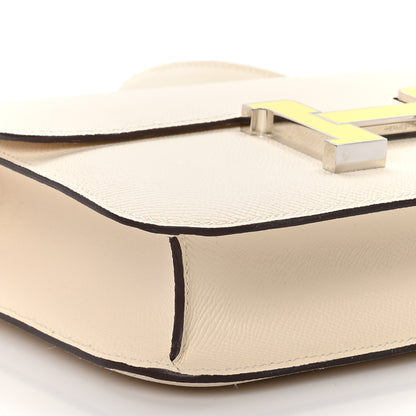 Hermes Epsom Enamel Constance 1-24 Nata Jaune Citron 11 of 11