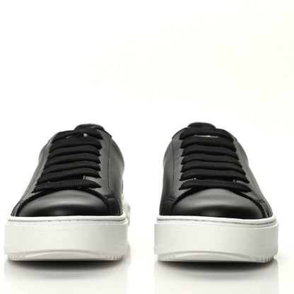 Louis Vuitton Calfskin Time Out Sneakers 37.5 Black 3 of 8
