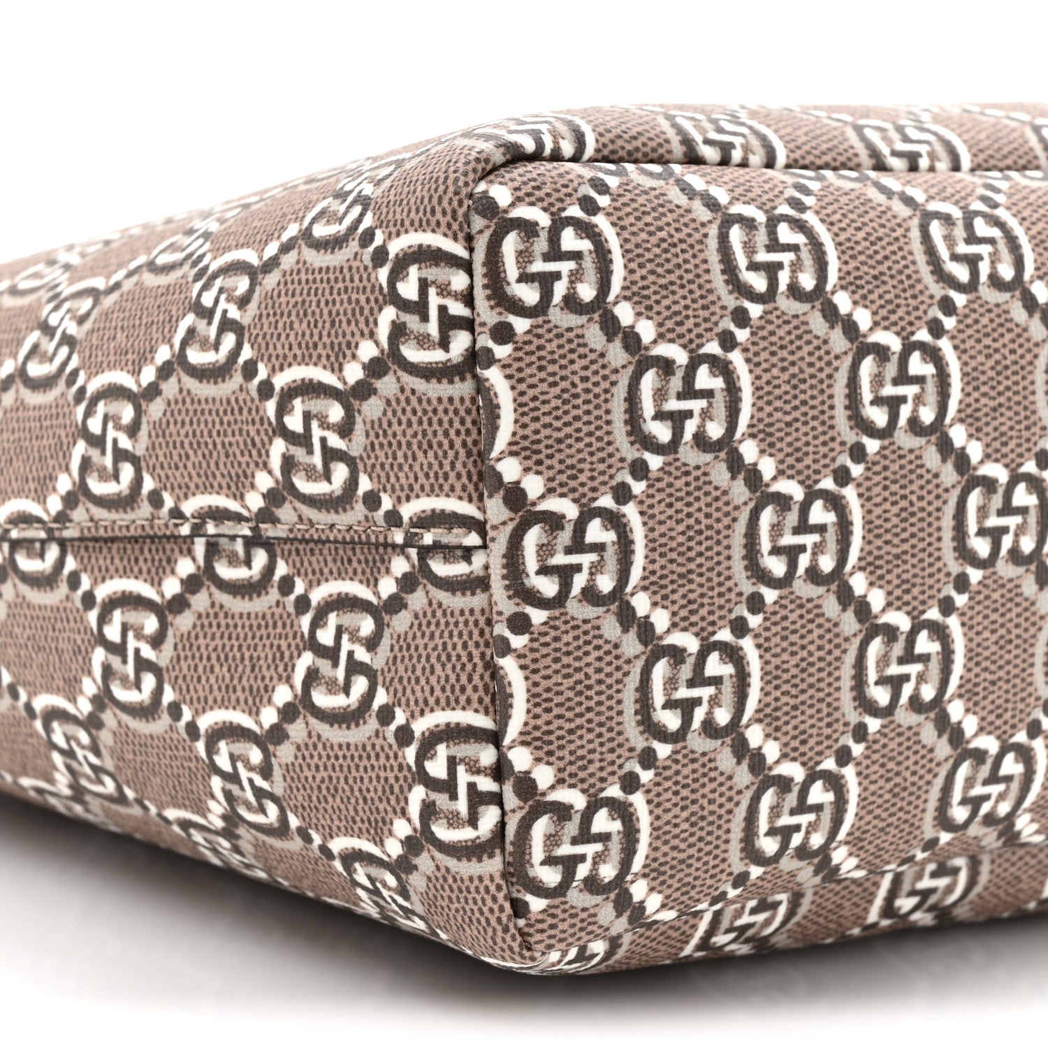 Gucci GG Shadow Monogram Super Mini Ophidia Shoulder Bag Taupe 10 of 10