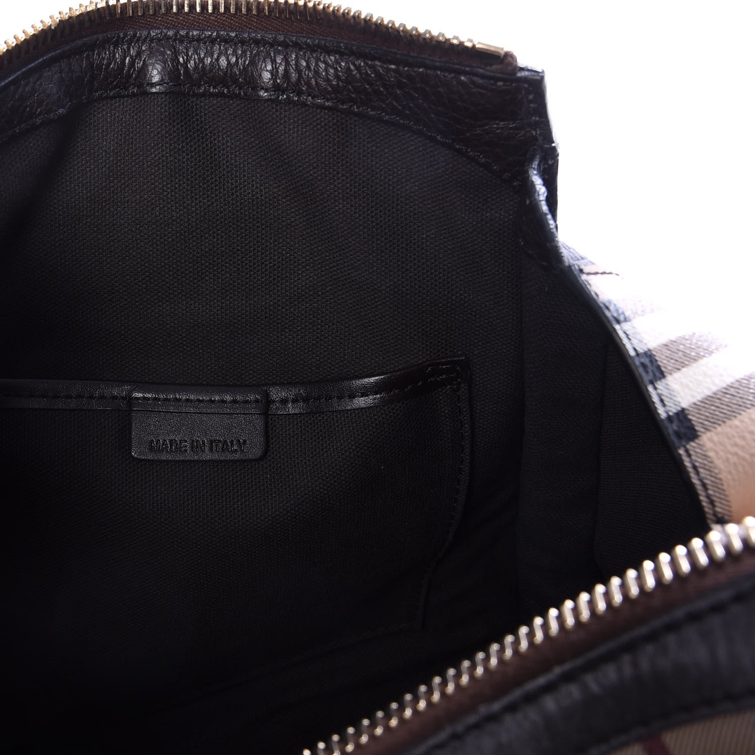 Burberry Haymarket Check Small Gladstone Chocolate 7 of 10