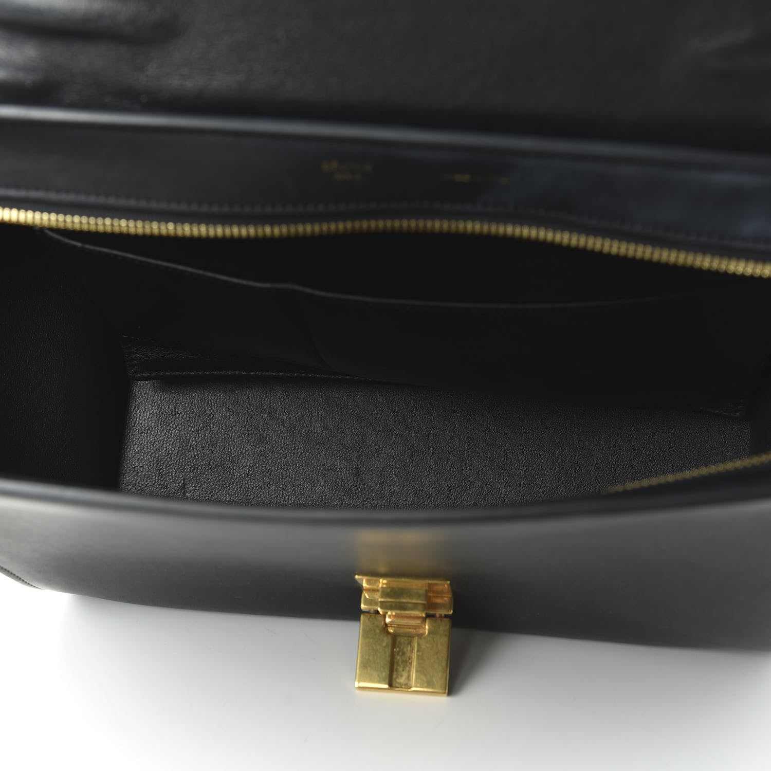 Celine Elephant Calfskin Small Tri-color Trapeze Indigo 5 of 9
