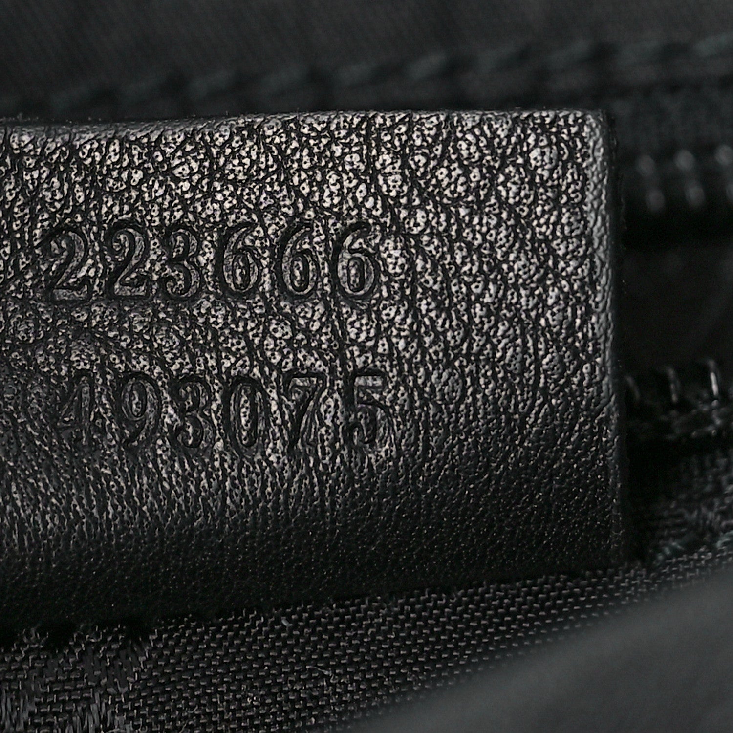 Gucci Guccissima Small Flap Messenger Bag Black 7 of 9