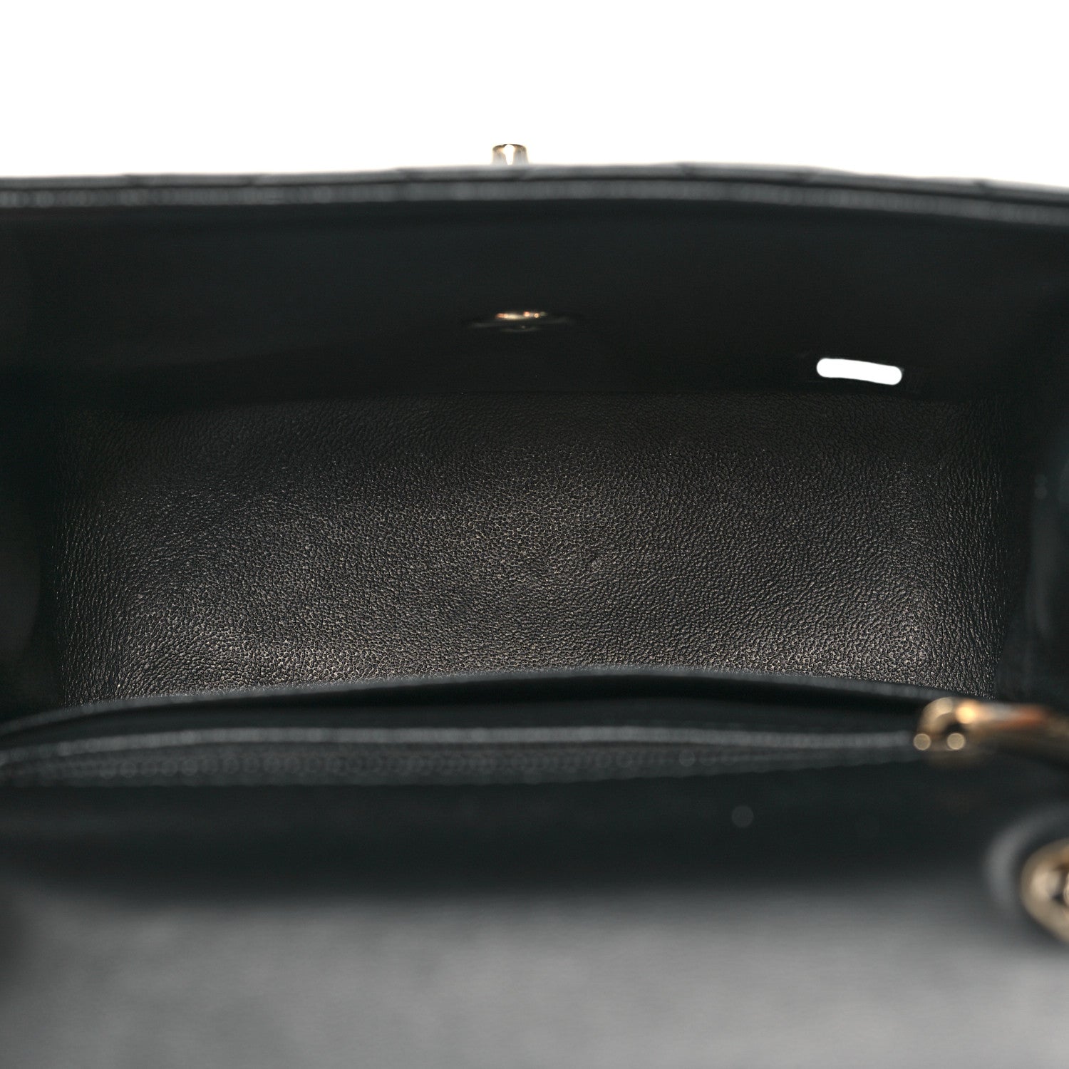 Chanel Lambskin Quilted Mini Square Flap Black 5 of 11