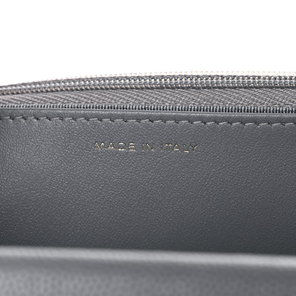 Chanel Caviar Quilted Wallet On Chain WOC Grey 6 of 10