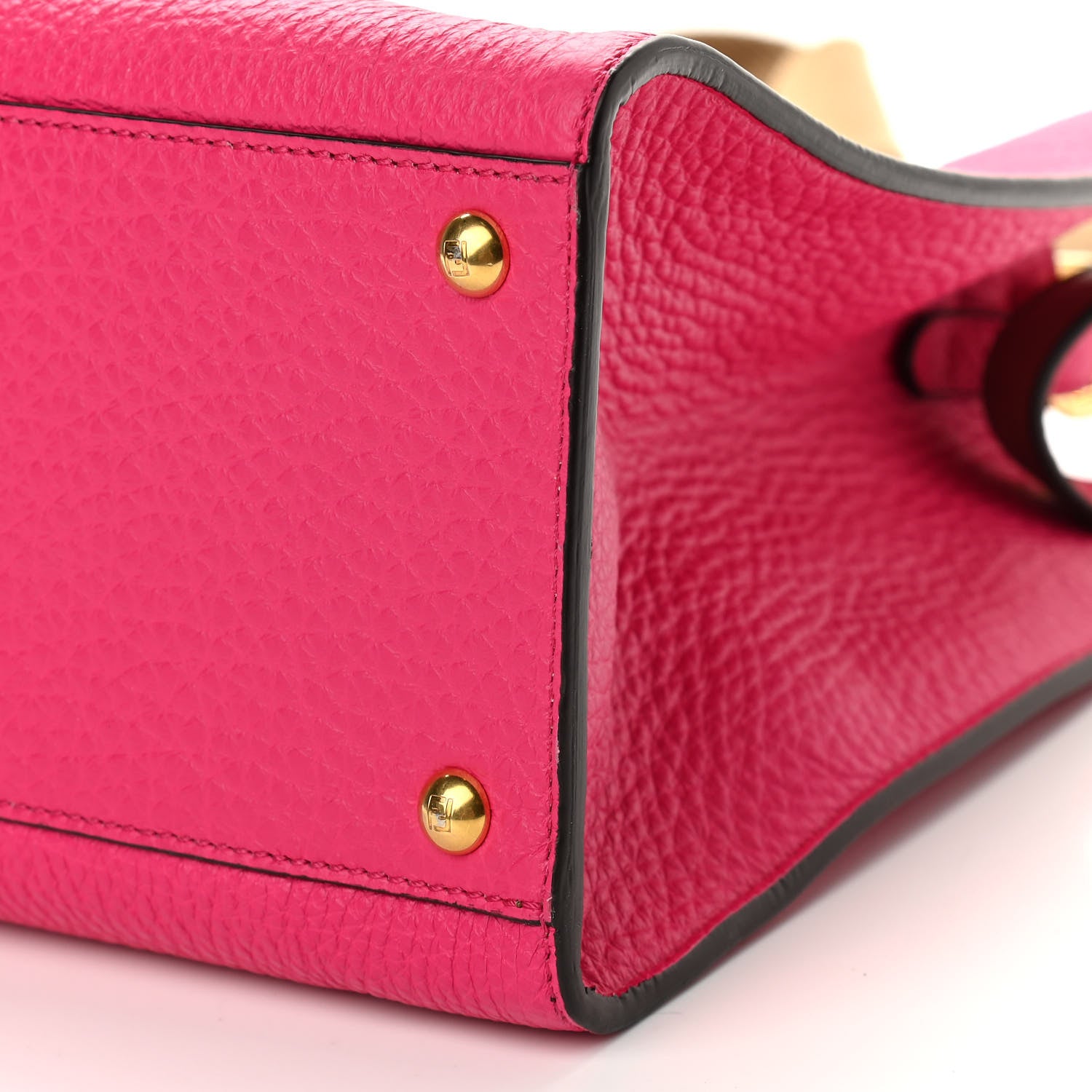 Fendi Cuoio Romano Selleria Medium Peekaboo X-Lite Fuxia 9 of 9