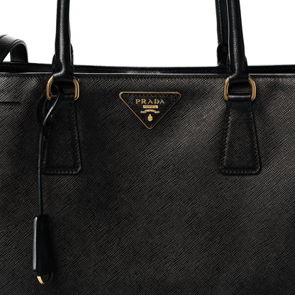 Prada Saffiano Lux Medium Tote Black 7 of 9