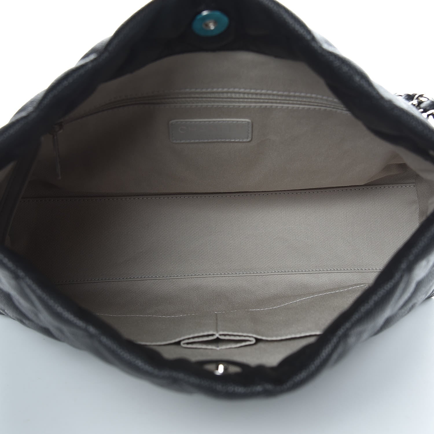 Chanel Caviar Quilted CC Shopping Tote Black 5 of 10