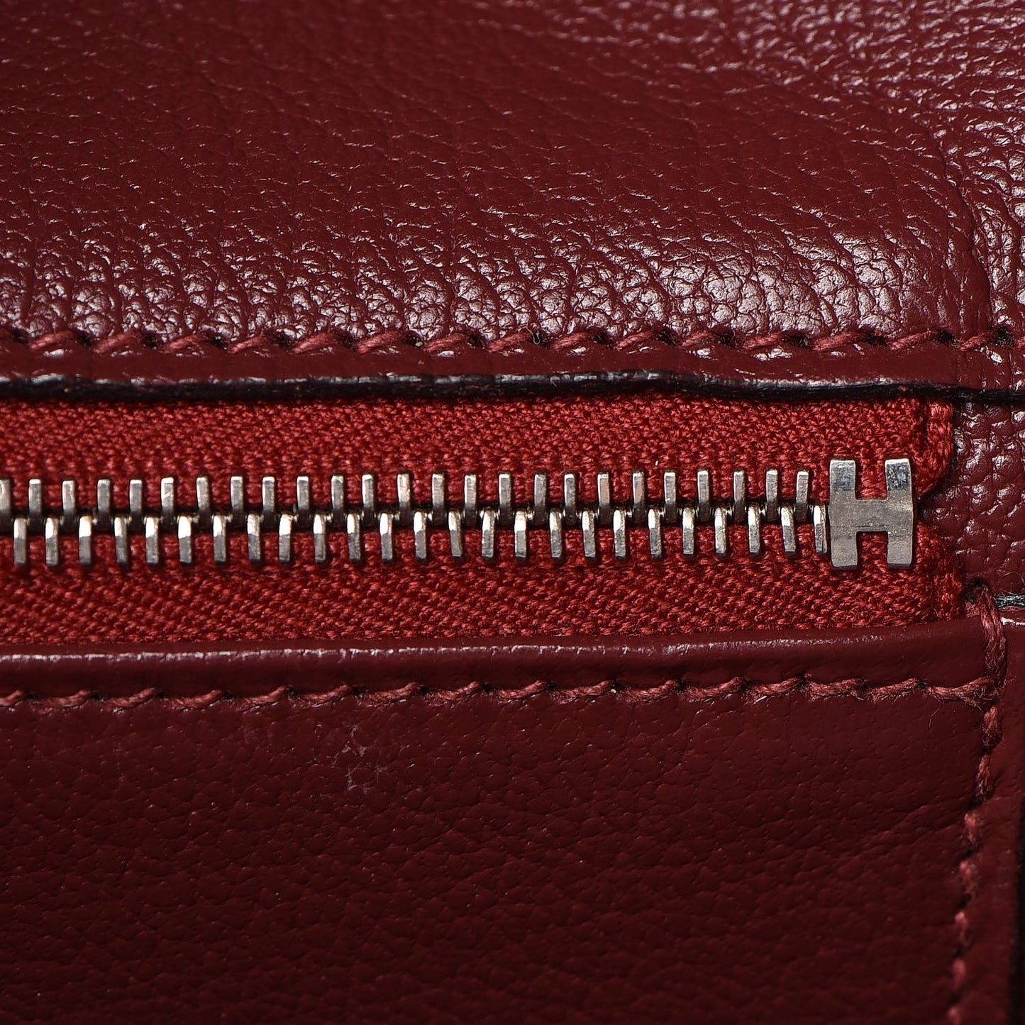 Taurillon Clemence Birkin 35 Rouge H