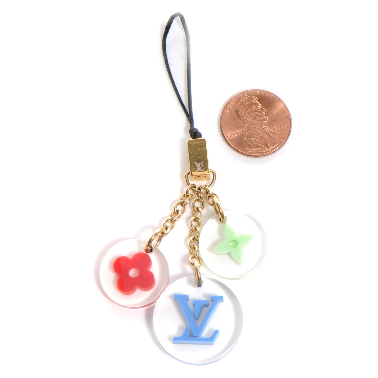 Resin Fleurs Phone Charm Blue