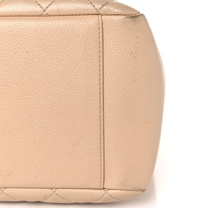 Chanel Caviar Quilted Grand Shopping Tote GST Beige Clair 19 of 32