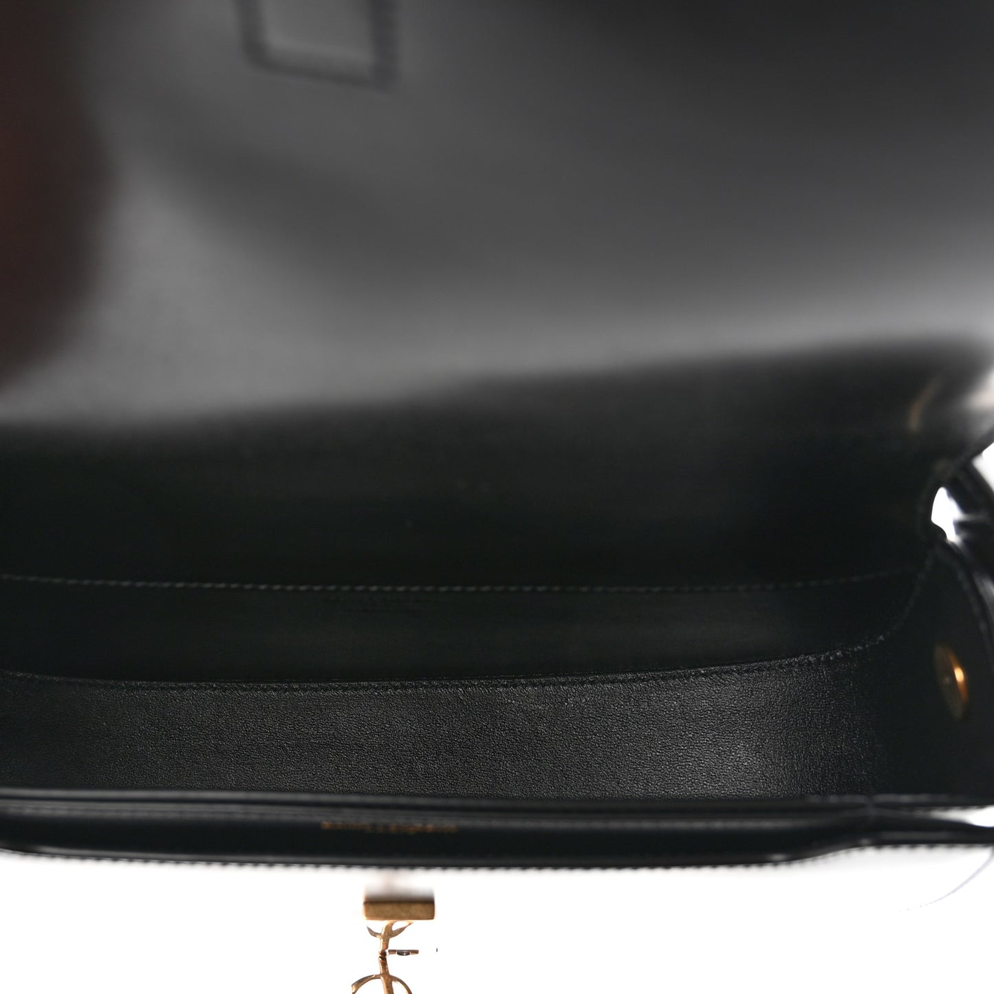 Box Calfskin Voltaire Top Handle Crossbody Bag Black