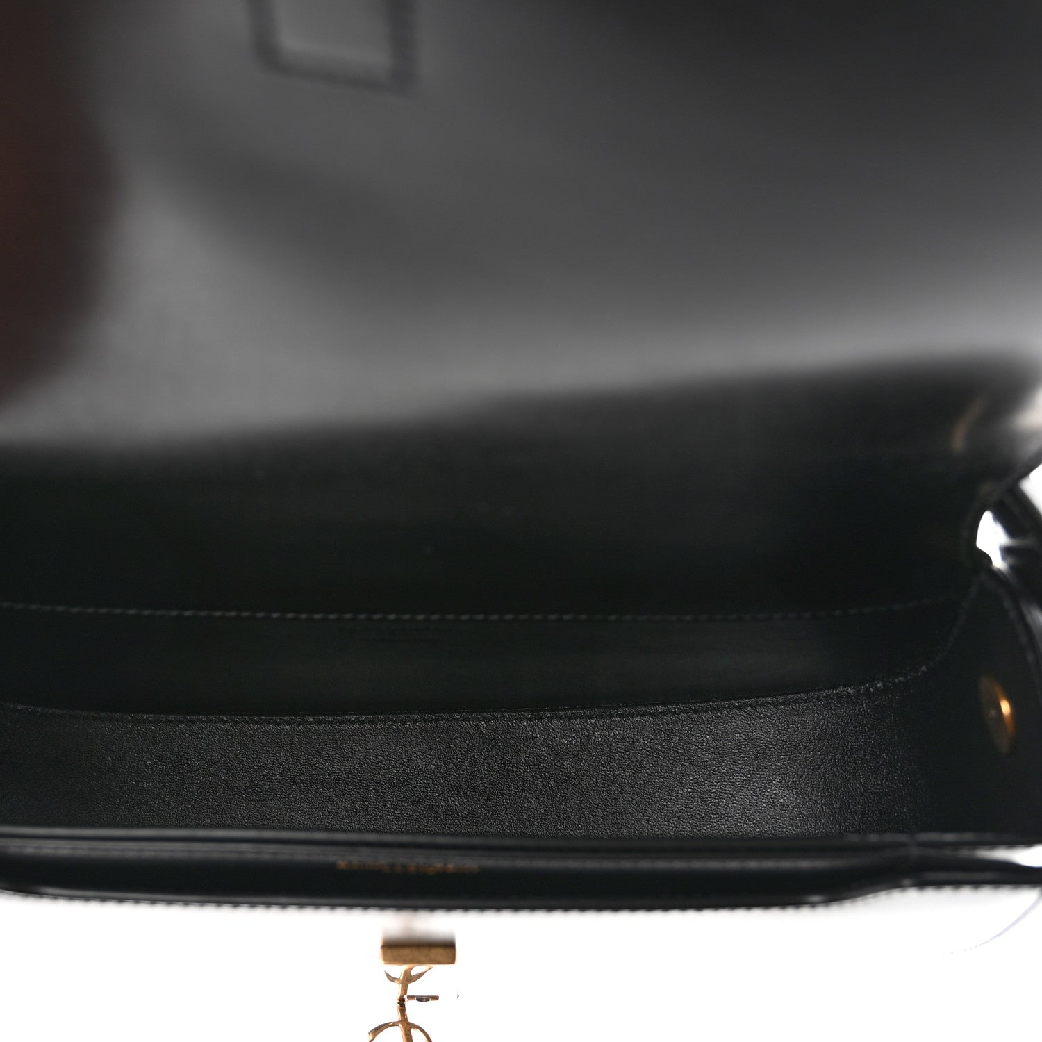 Saint Laurent Box Calfskin Voltaire Top Handle Crossbody Bag Black 5 of 9
