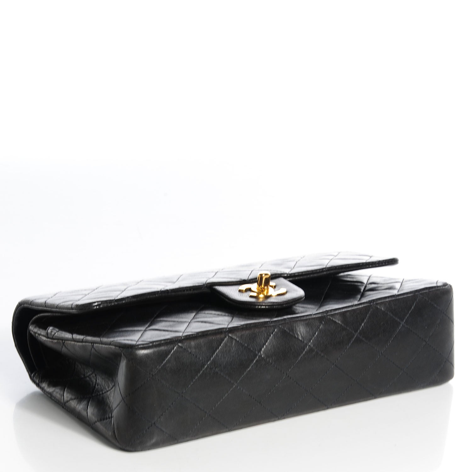 Chanel Lambskin Medium Double Flap Black 4 of 9