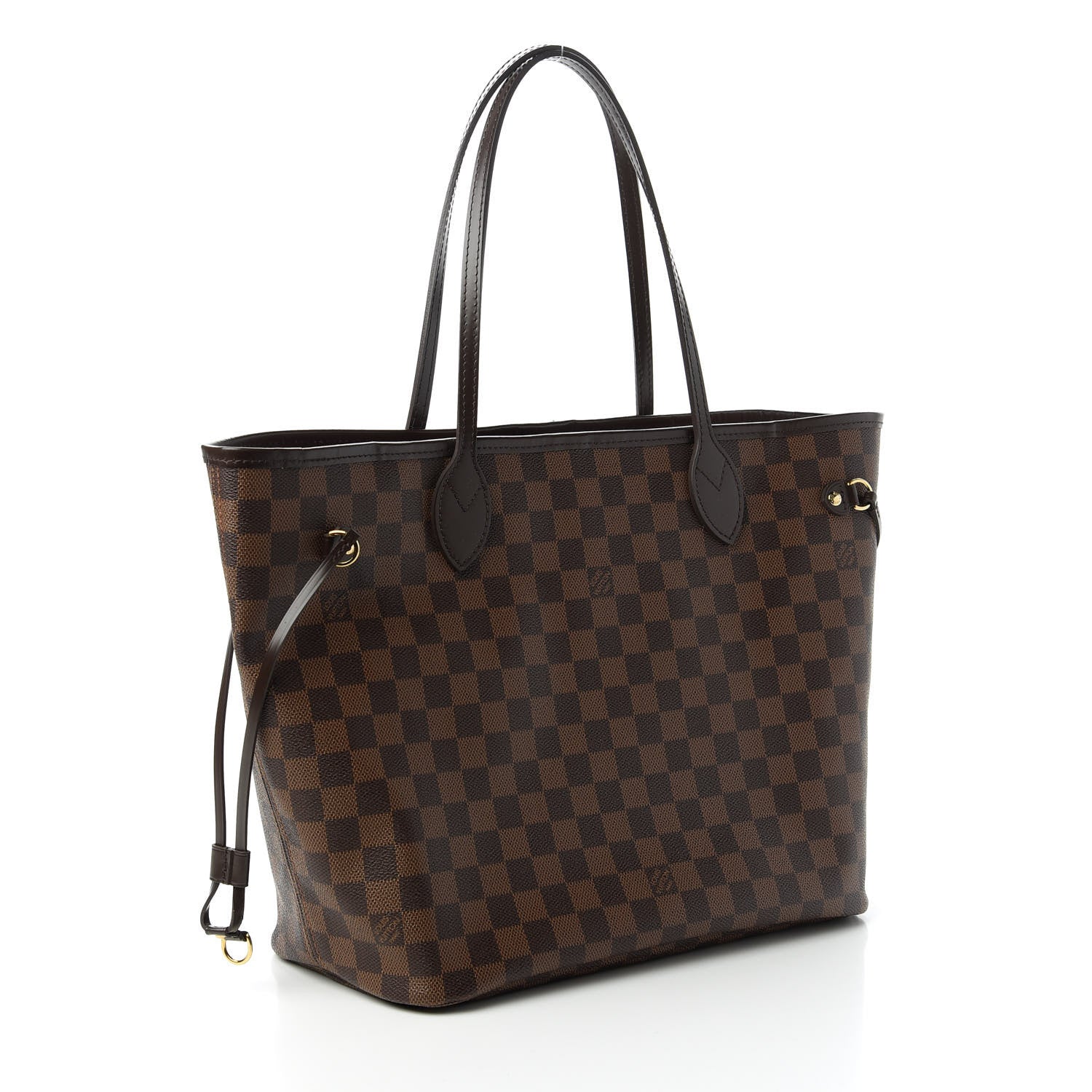 Louis Vuitton Damier Ebene Neo Neverfull MM Rose Ballerine 3 of 11