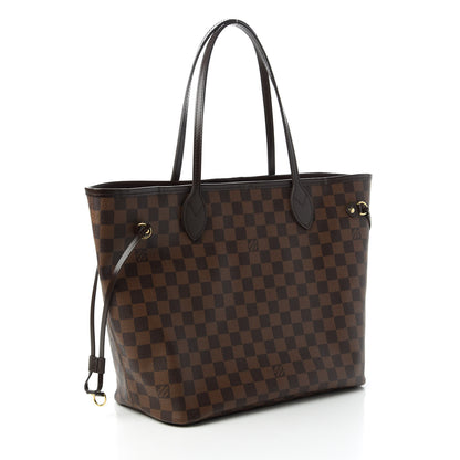 Louis Vuitton Damier Ebene Neo Neverfull MM Rose Ballerine 3 of 11