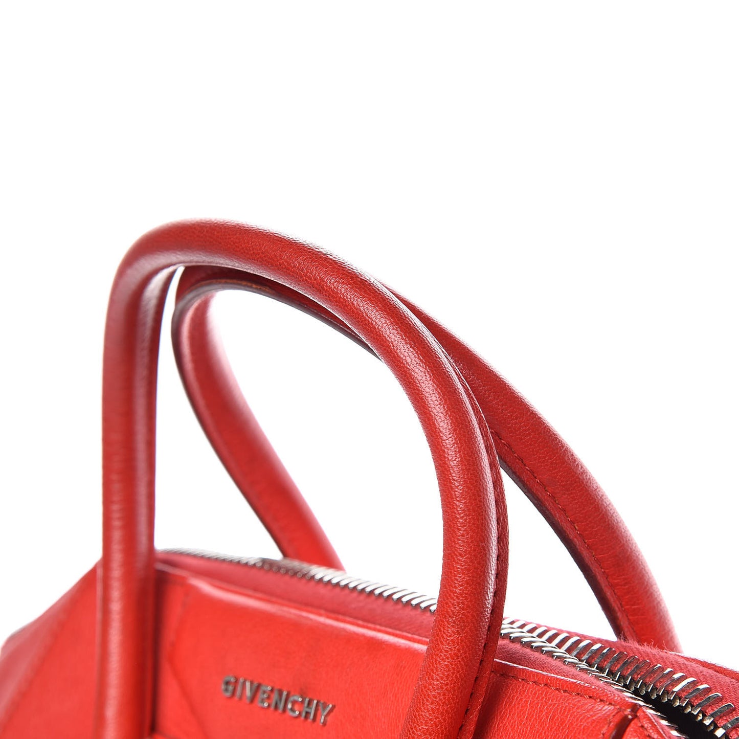 Sugar Goatskin Small Antigona Red