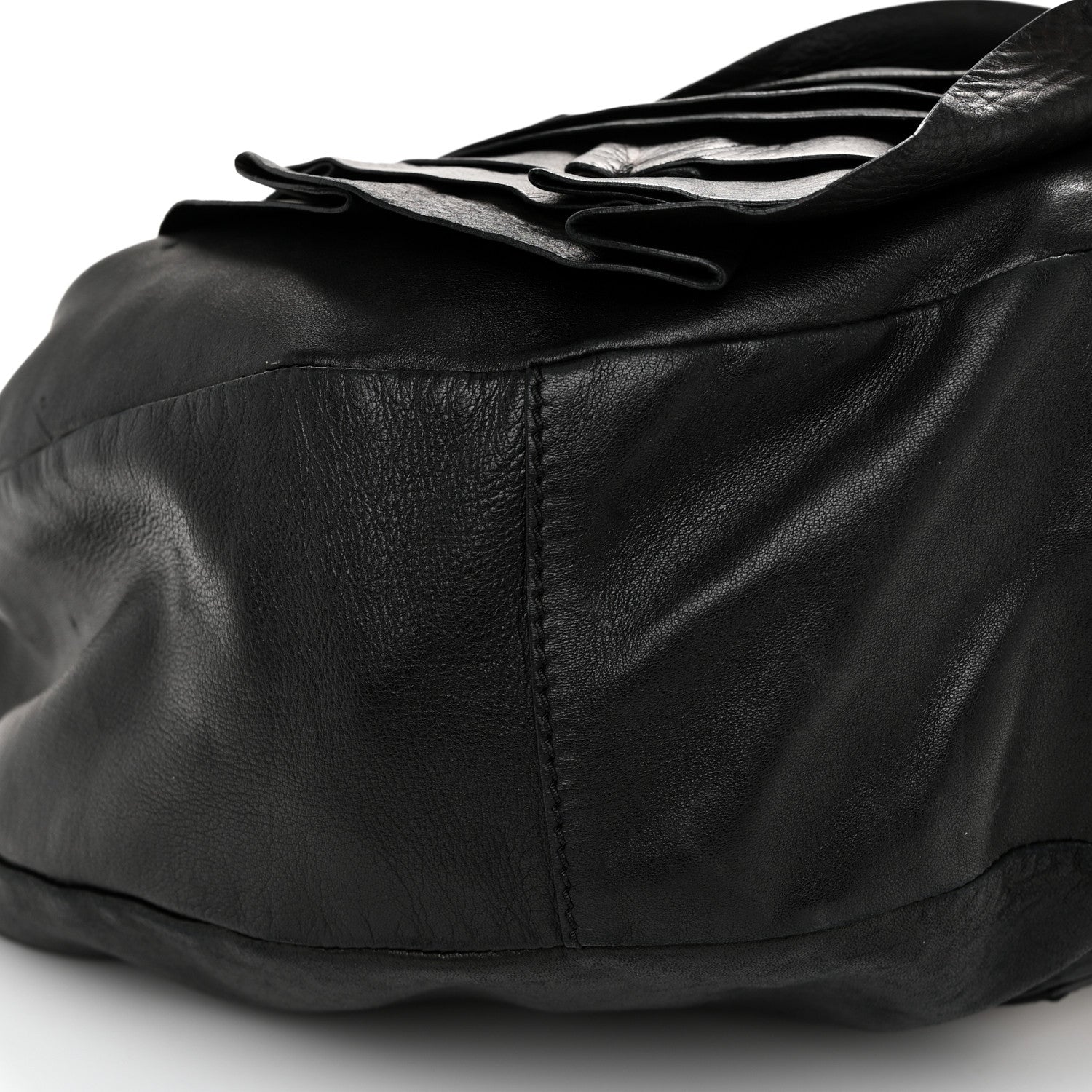 Valentino Garavani Nappa Rosette Hobo Black 9 of 12