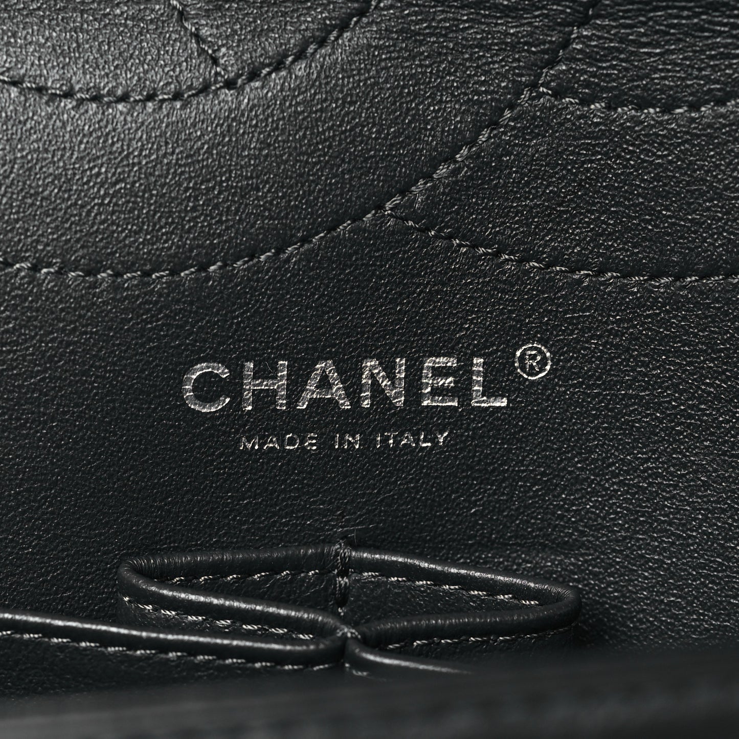 Aged Calfskin Quilted 2.55 Reissue 227 Flap Dark Grey