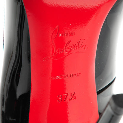 Christian Louboutin Patent Simple 100 Pumps 37.5 Black 7 of 8