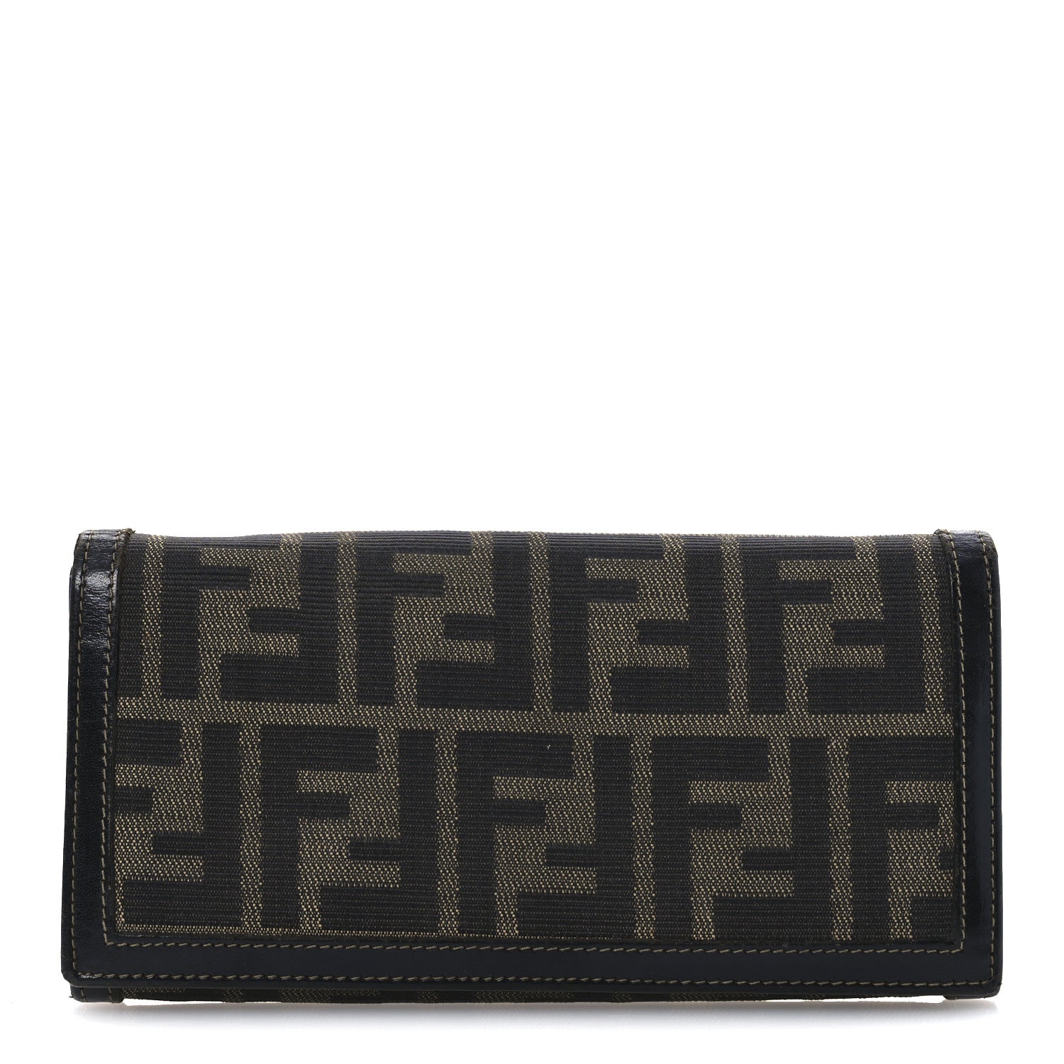 Fendi Zucca Continental Wallet Tobacco 1 of 11