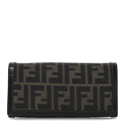 Fendi Zucca Continental Wallet Tobacco 1 of 11