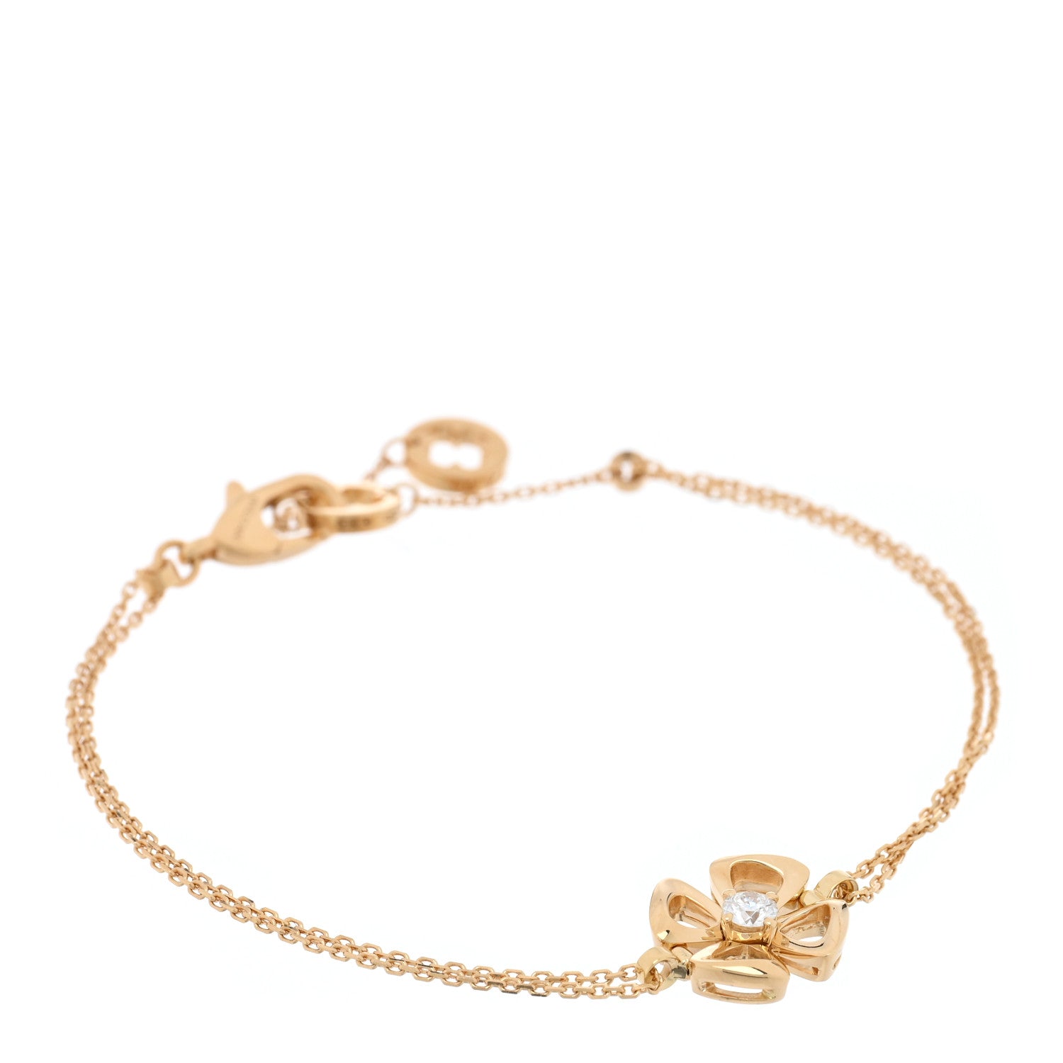 Bulgari 18K Yellow Gold Diamond Fiorever Bracelet SM 1 of 3