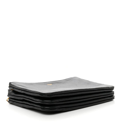 Celine Lambskin Small Trio Crossbody Bag Black 4 of 9