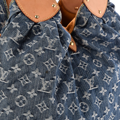 Louis Vuitton Denim Mahina XL Blue 8 of 8