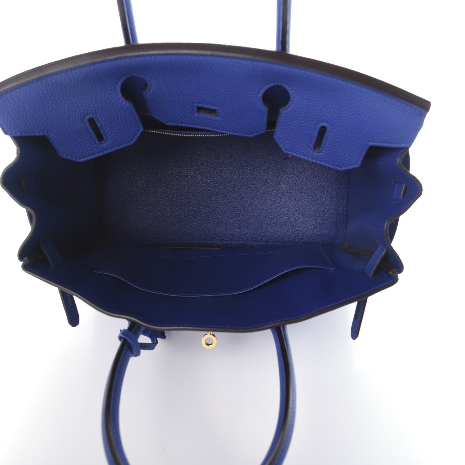 Hermes Togo Birkin 30 Bleu Electrique 6 of 9