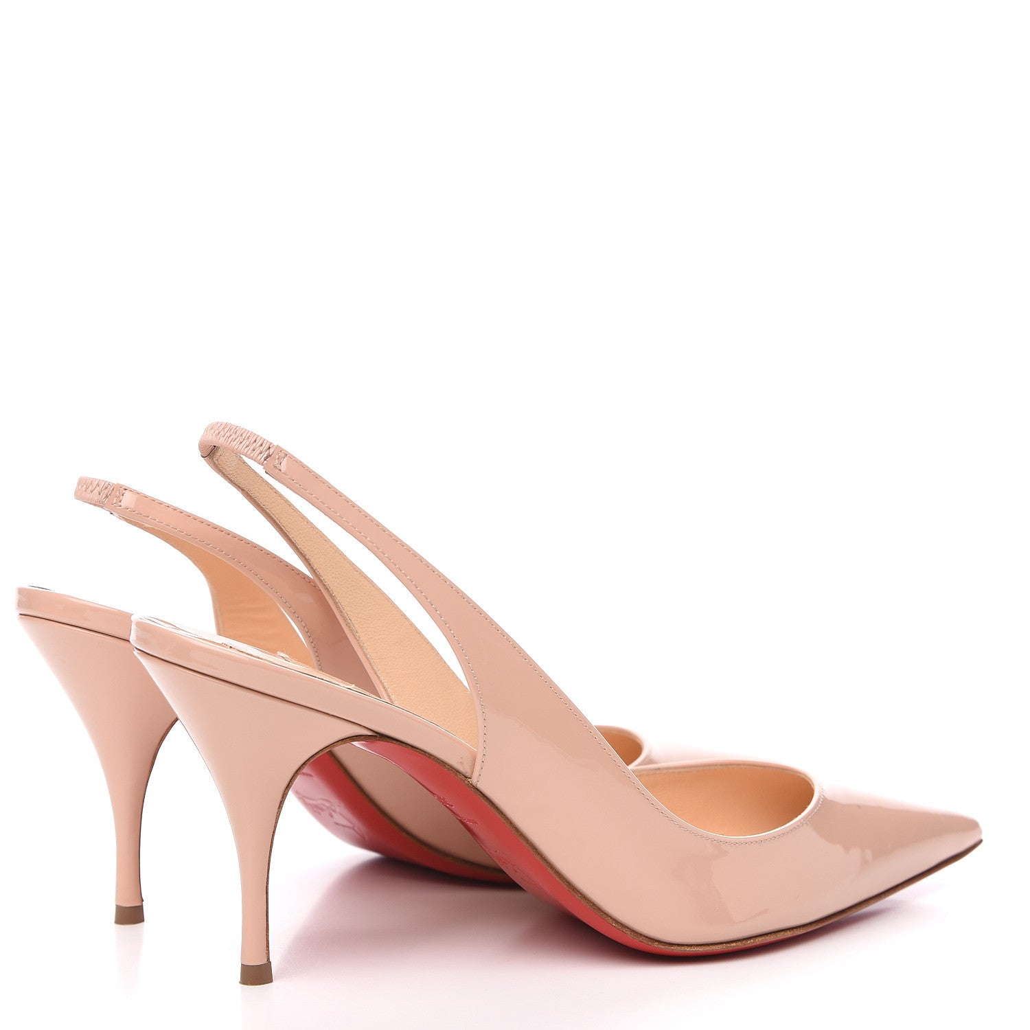 Christian Louboutin Patent Clare Sling 80 Pumps 38.5 Antoinette 4 of 9