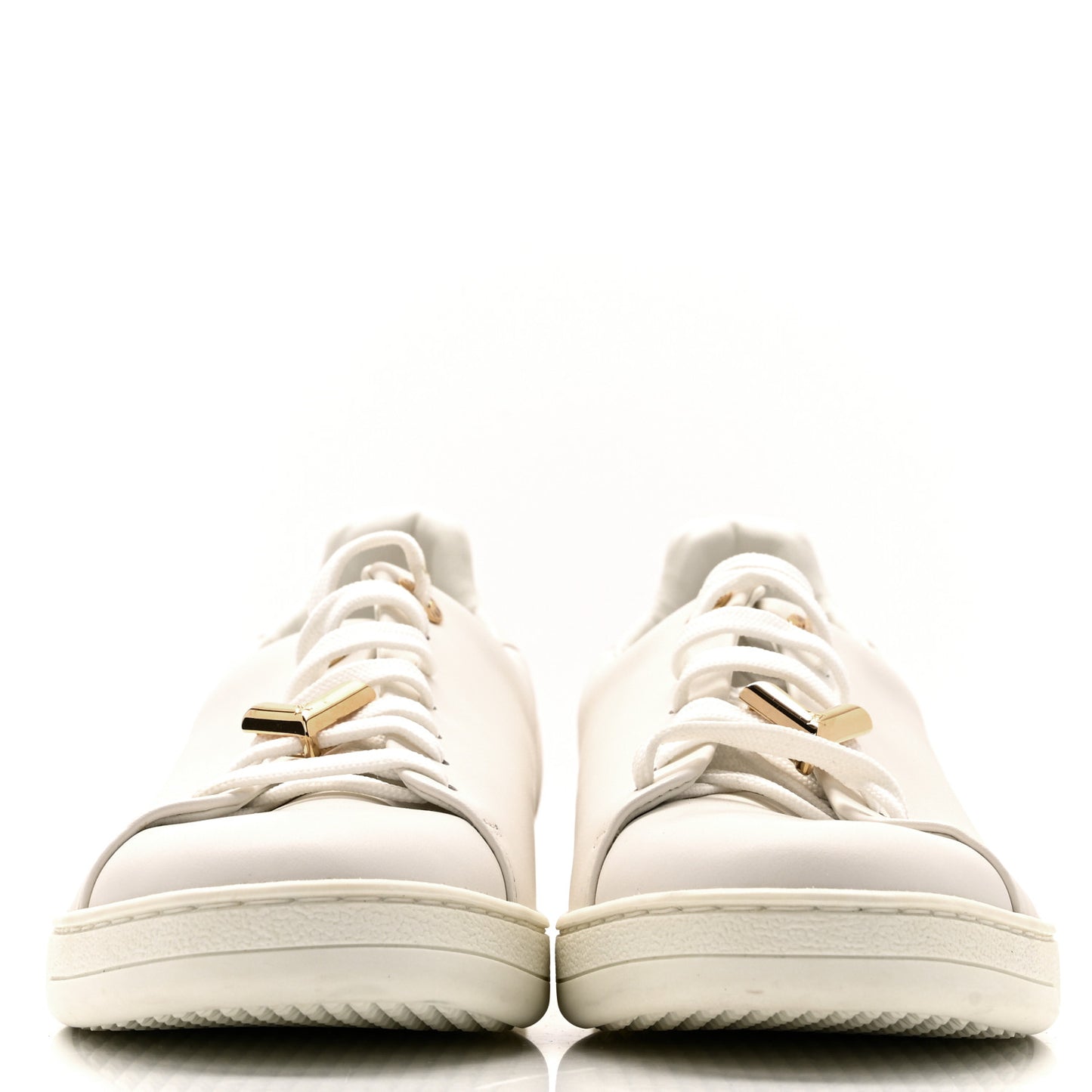 Calfskin Frontrow Sneakers 40 White