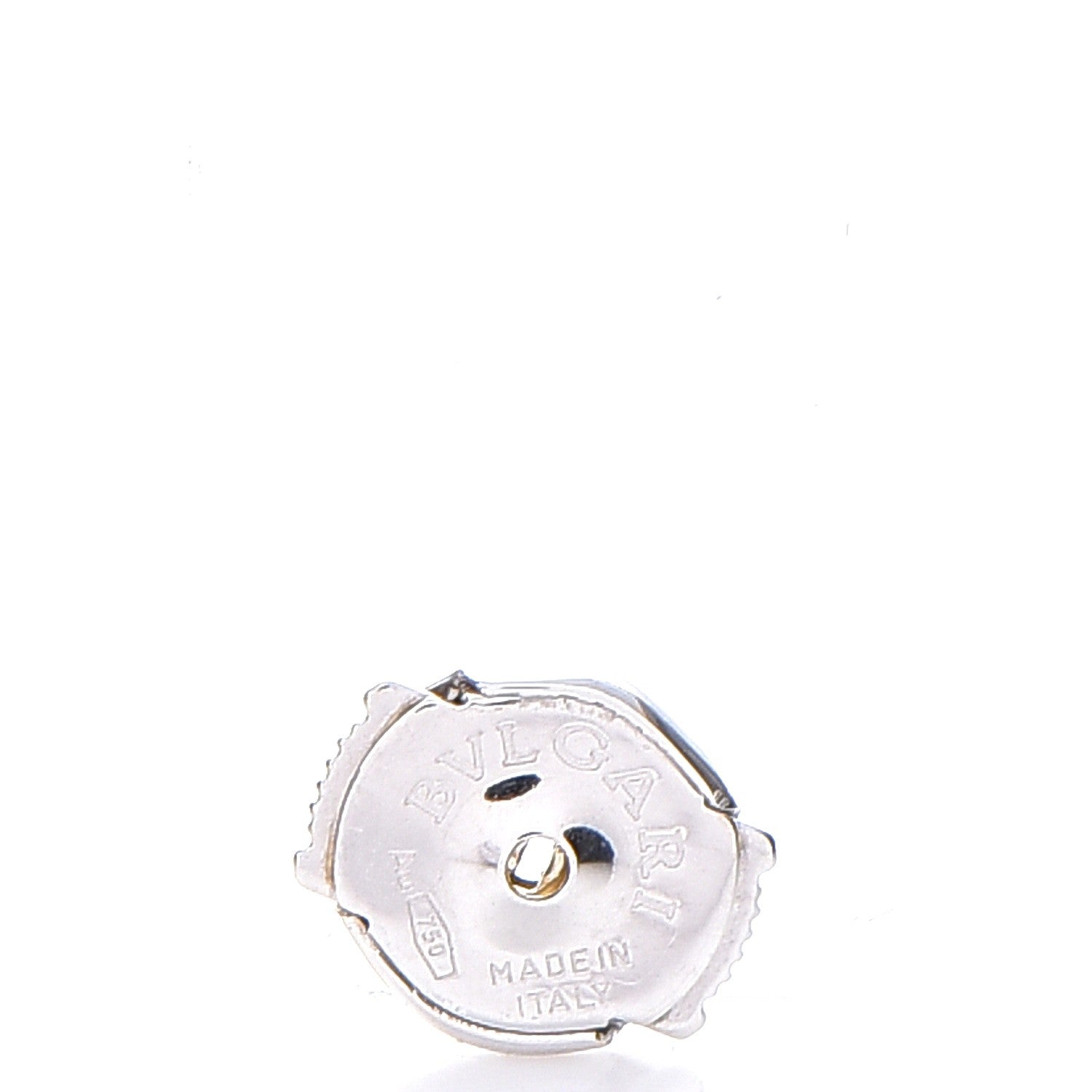 Bulgari BVLGARI 18K White Gold Diamond Stud Earrings 9 of 10