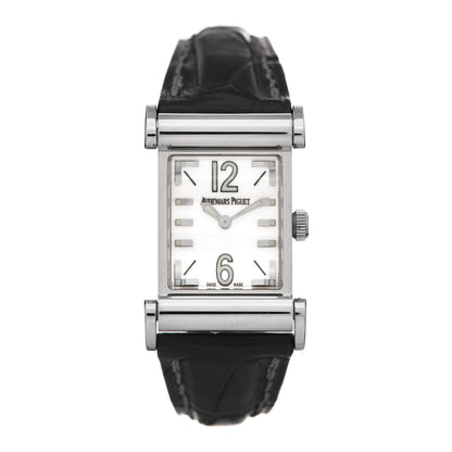 Audemars Piguet 18K White Gold Alligator 24mm Canape Quartz Watch 67360BC 1 of 4