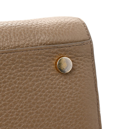 Saint Laurent Grained Calfskin Small Sac De Jour Taupe 21 of 22