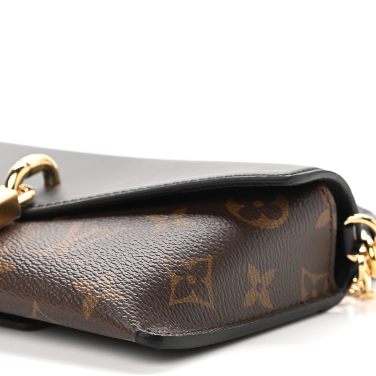 Monogram Padlock On Strap Black