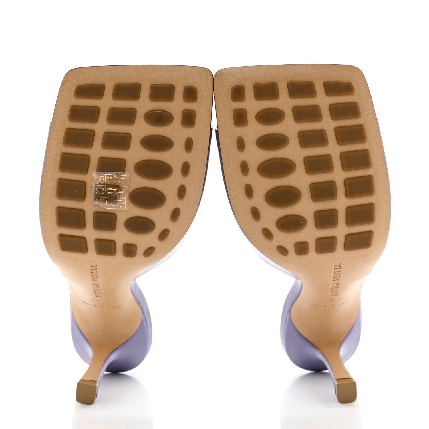 Bottega Veneta Lambskin Stretch Mule Sandals 37.5 Lavender 5 of 8