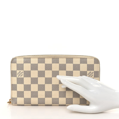 Louis Vuitton Damier Azur Zippy Organizer Wallet 2 of 6