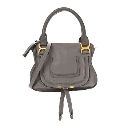 Chloe Calfskin Small Marcie Satchel Cashmere Grey 1 of 8