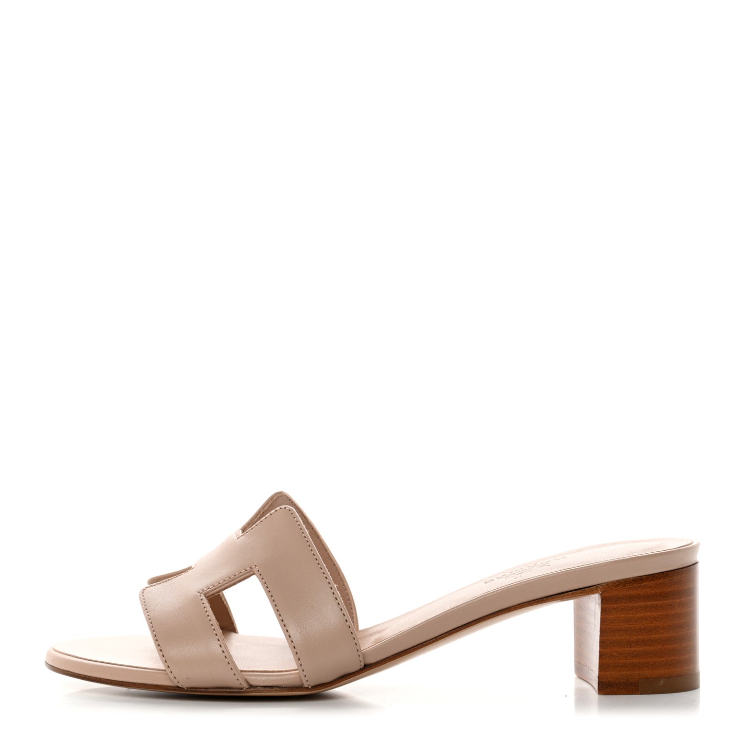 Calfskin Oasis Sandals 35 Beige Nude