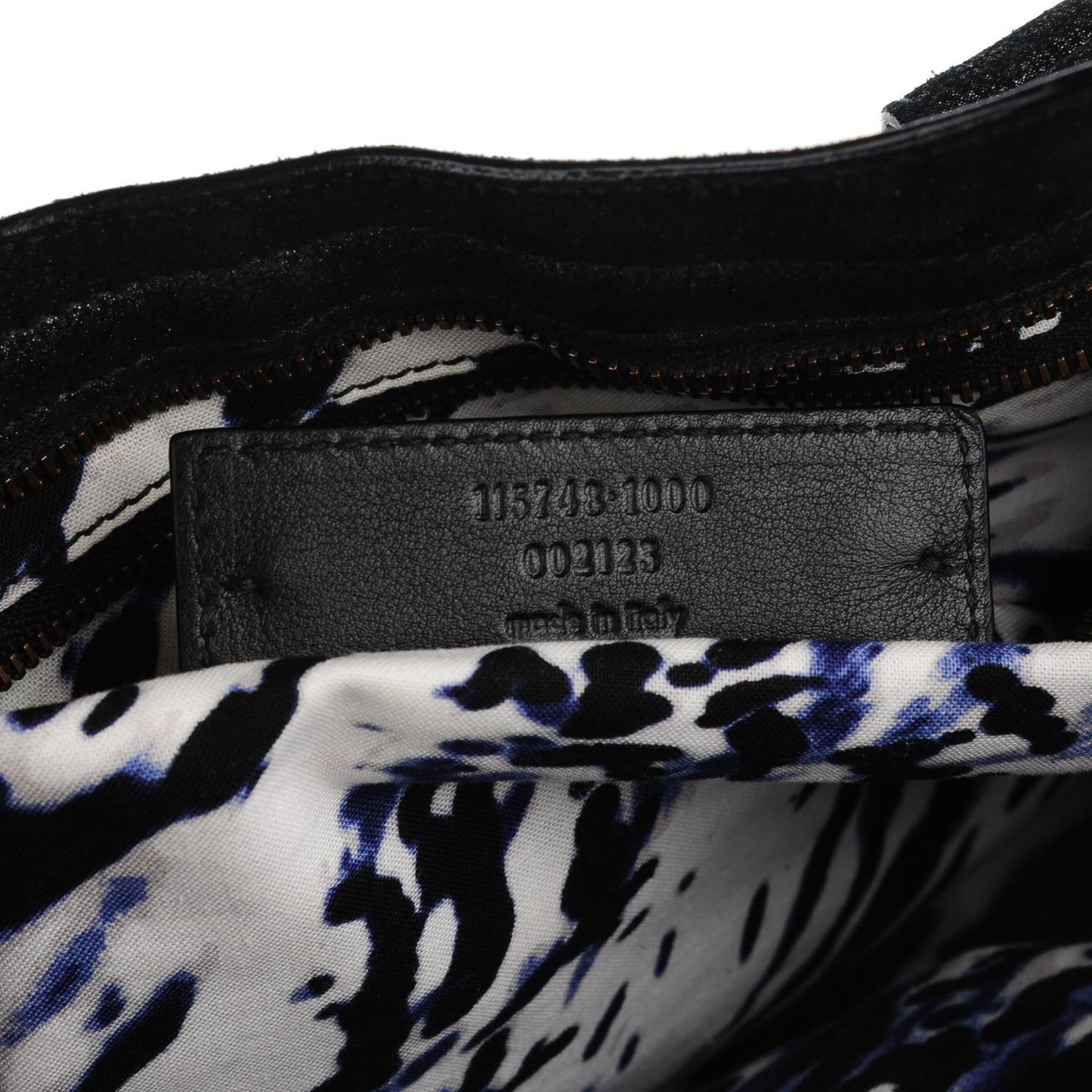 Craquele Calfskin City Black