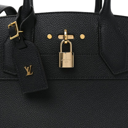 Louis Vuitton Taurillon City Steamer MM Black 7 of 9