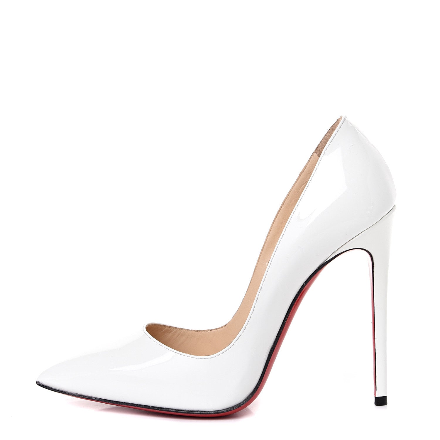 Christian Louboutin Patent So Kate 120 Pumps 37.5 White 1 of 9
