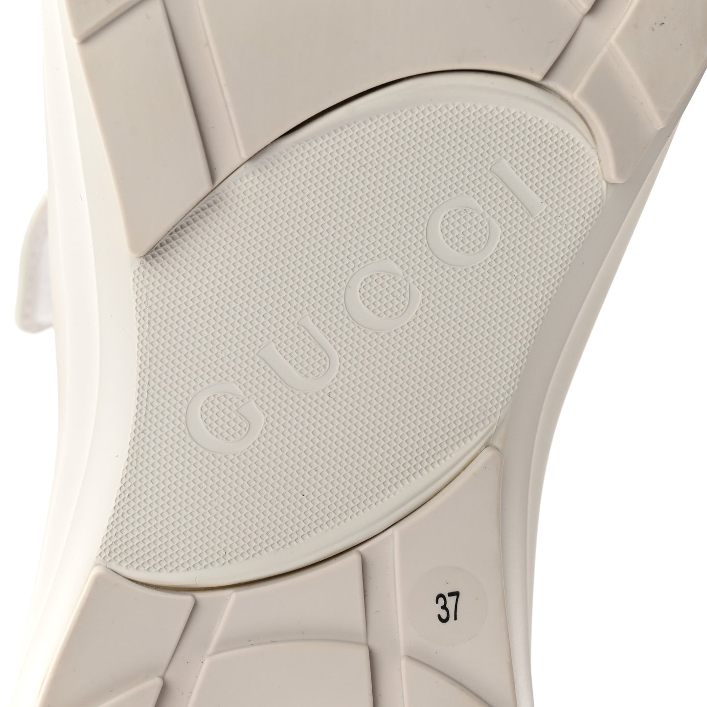 Calfskin Womens Wave Wedge Sneakers 37 White