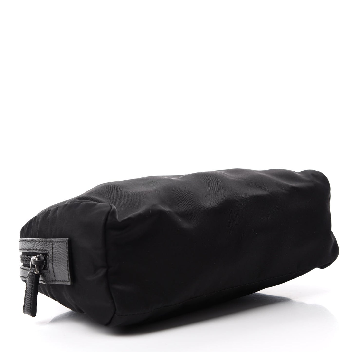 Tessuto Nylon Saffiano Pouch Black