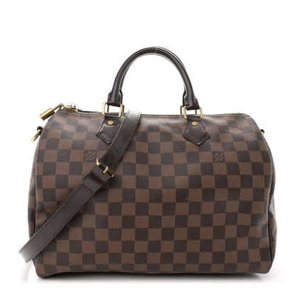 Louis Vuitton Damier Ebene Speedy Bandouliere 30 1 of 13