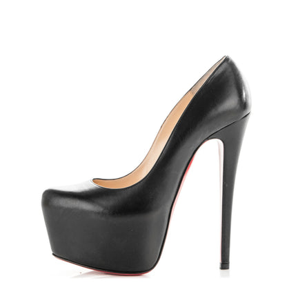 Christian Louboutin Kid Daffodile 160 Pumps 37.5 Black 1 of 7