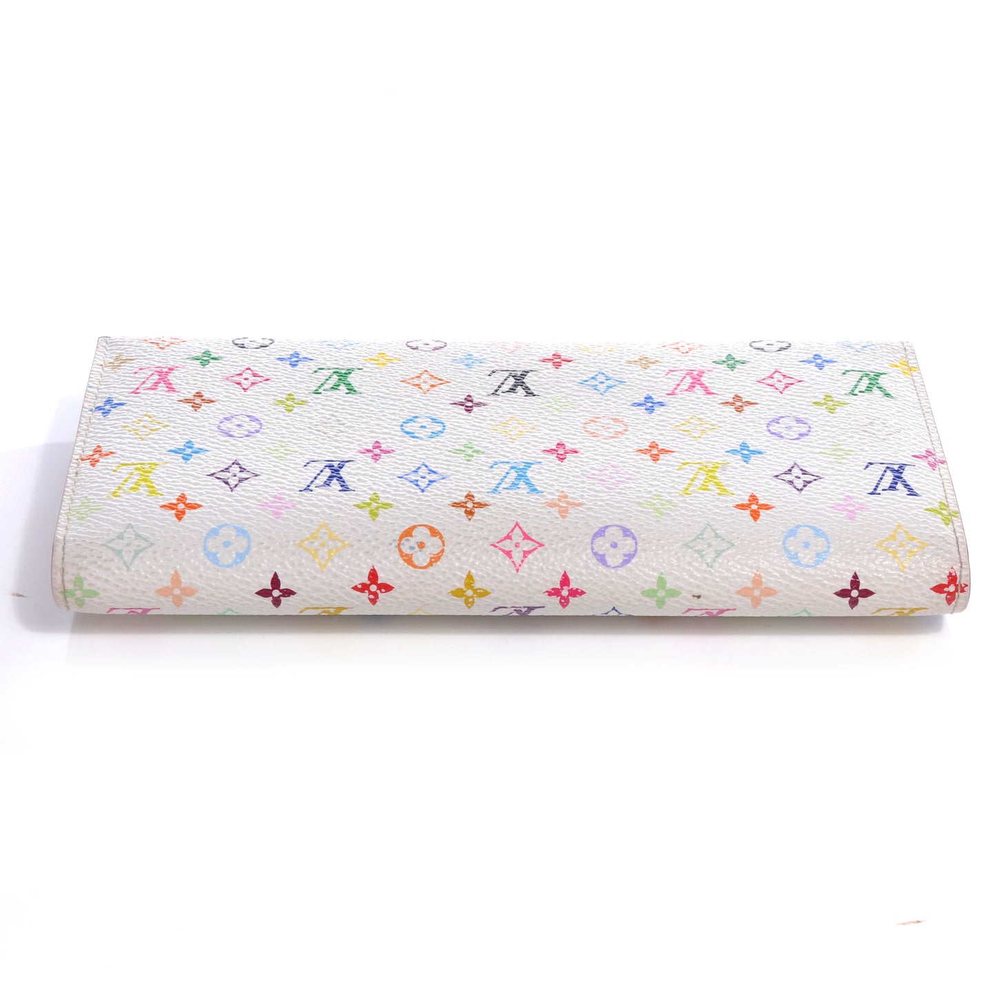 Monogram Multicolor Sarah Wallet White