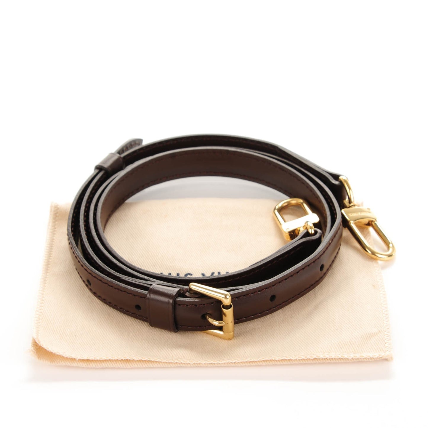 Calfskin 16mm Adjustable Shoulder Strap Brown