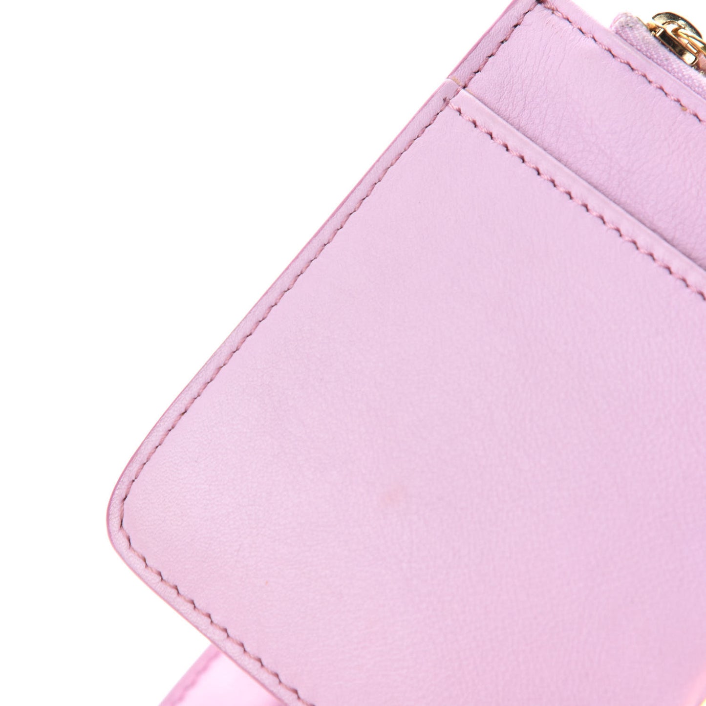 Vitello Flamingo Tube Wallet on Chain Lavanda
