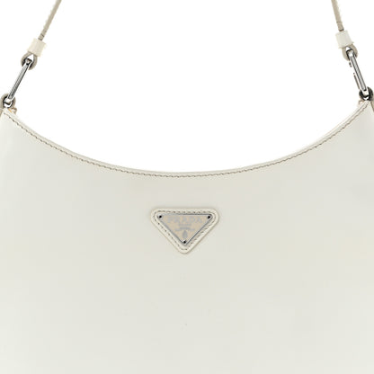 Prada Spazzolato Cleo Shoulder Bag White 7 of 13